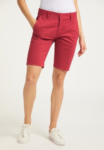 DreiMaster Maritim Pants in Red: front