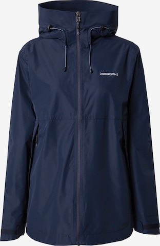 Veste outdoor 'Tilde' Didriksons en bleu : devant