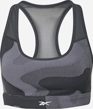 Reebok Bustier Sports-BH 'Lux' i svart: forside