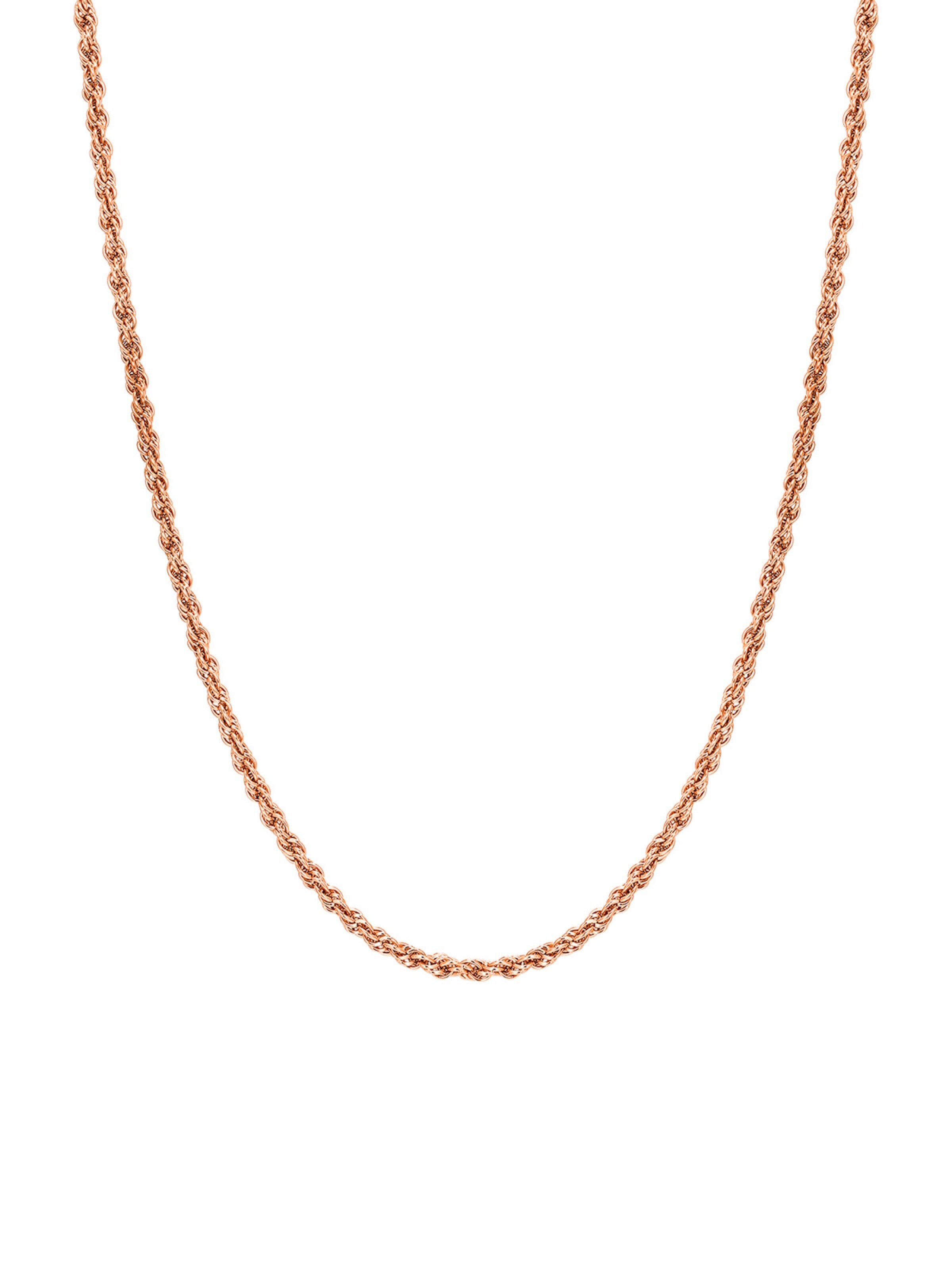 Hey Happiness Ketting 'Raw Twist' in Goud: voorkant
