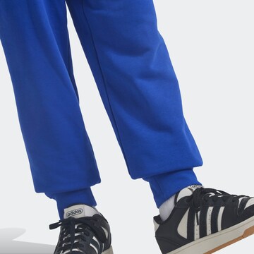 ADIDAS PERFORMANCE Tapered Workout Pants 'Essentials' in Blue