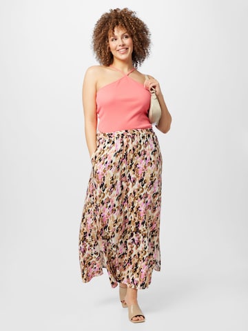 Vero Moda Curve Skirt 'Easy' in Brown