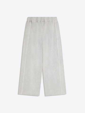 Bershka Широки крачоли Дънки в сиво