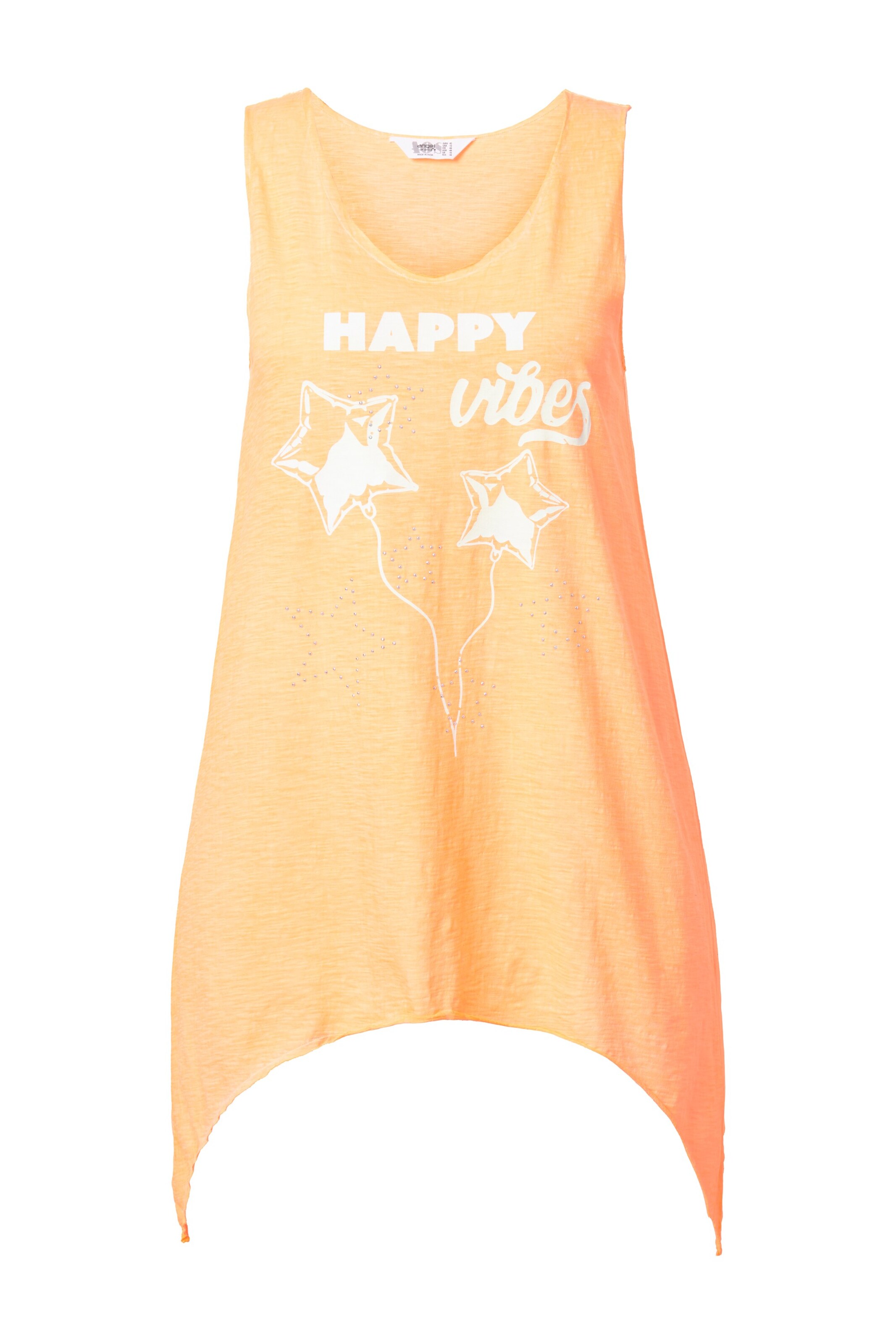 Angel of Style Top in Orange: front