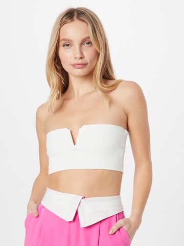 Edikted Top in White: front