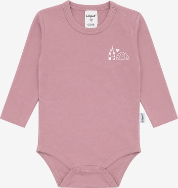 LILIPUT Body 'Milch & Croissant' in Pink: Vorderseite