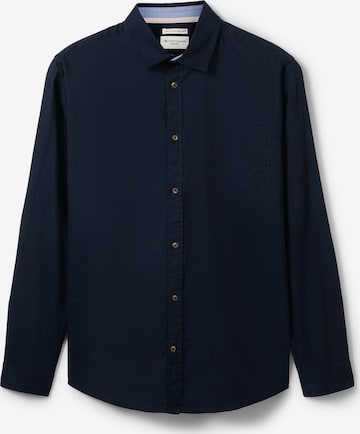 TOM TAILOR - Regular Fit Camisa em azul: frente