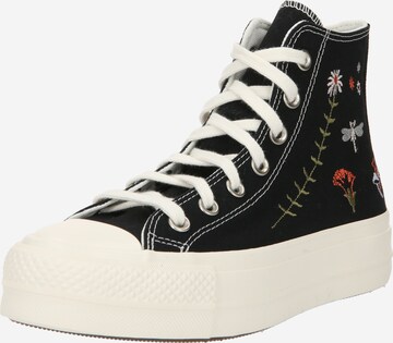 CONVERSE Sneakers hoog in Zwart: voorkant