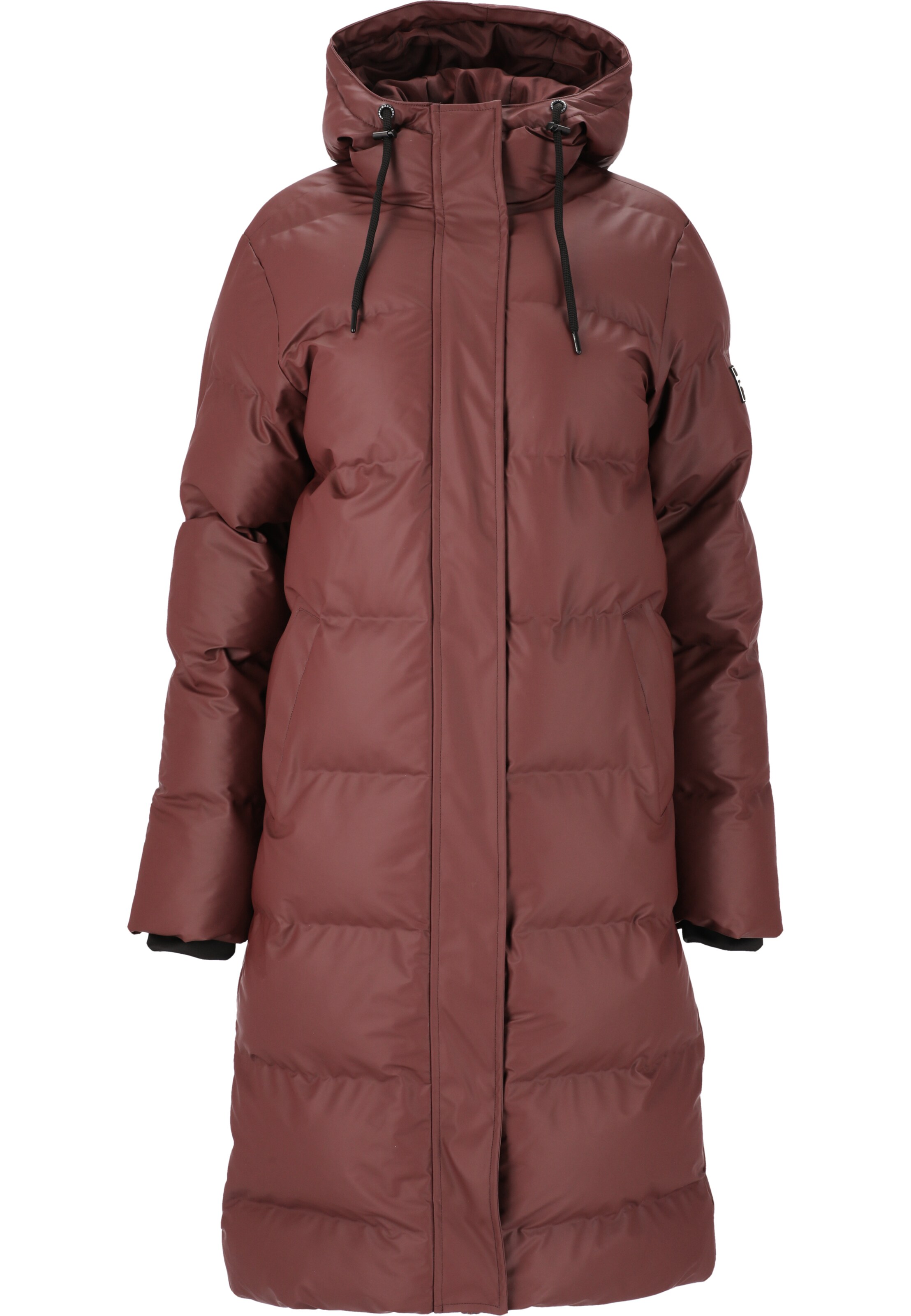 Weather Report Winter coat 'Audrey' in Brown: front