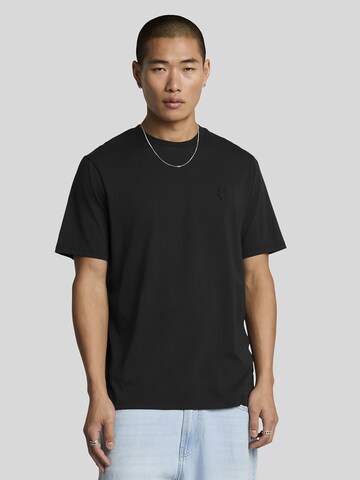 T-Shirt 'Superfine' Lyle & Scott en noir : devant