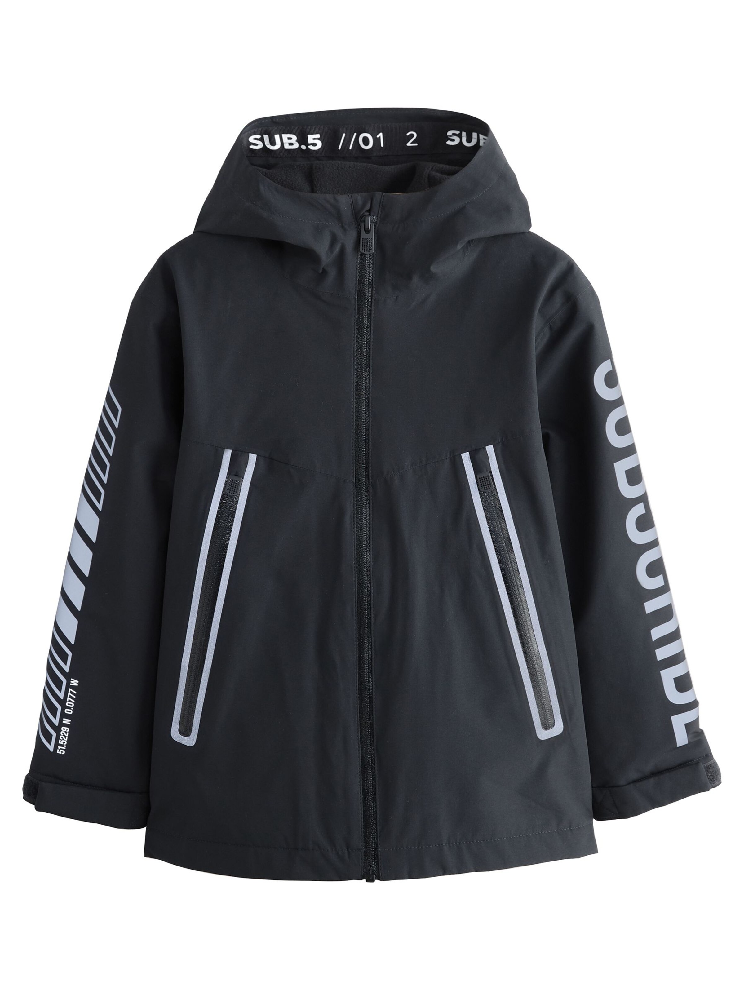 Next Between-season jacket in Black: front