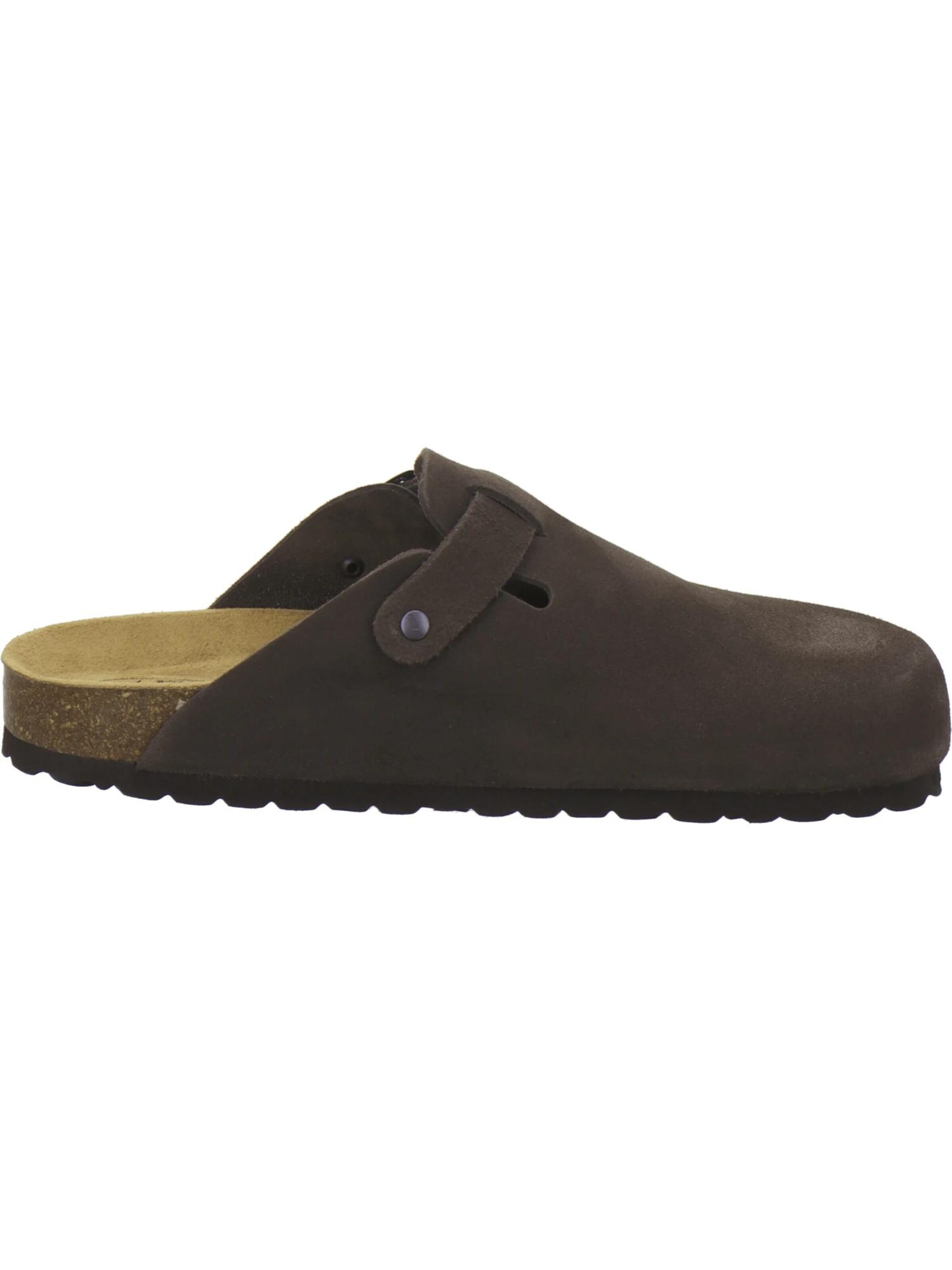 AFS-Schuhe Clogs 'Clogs Herren espresso Veloursleder' in Bruin
