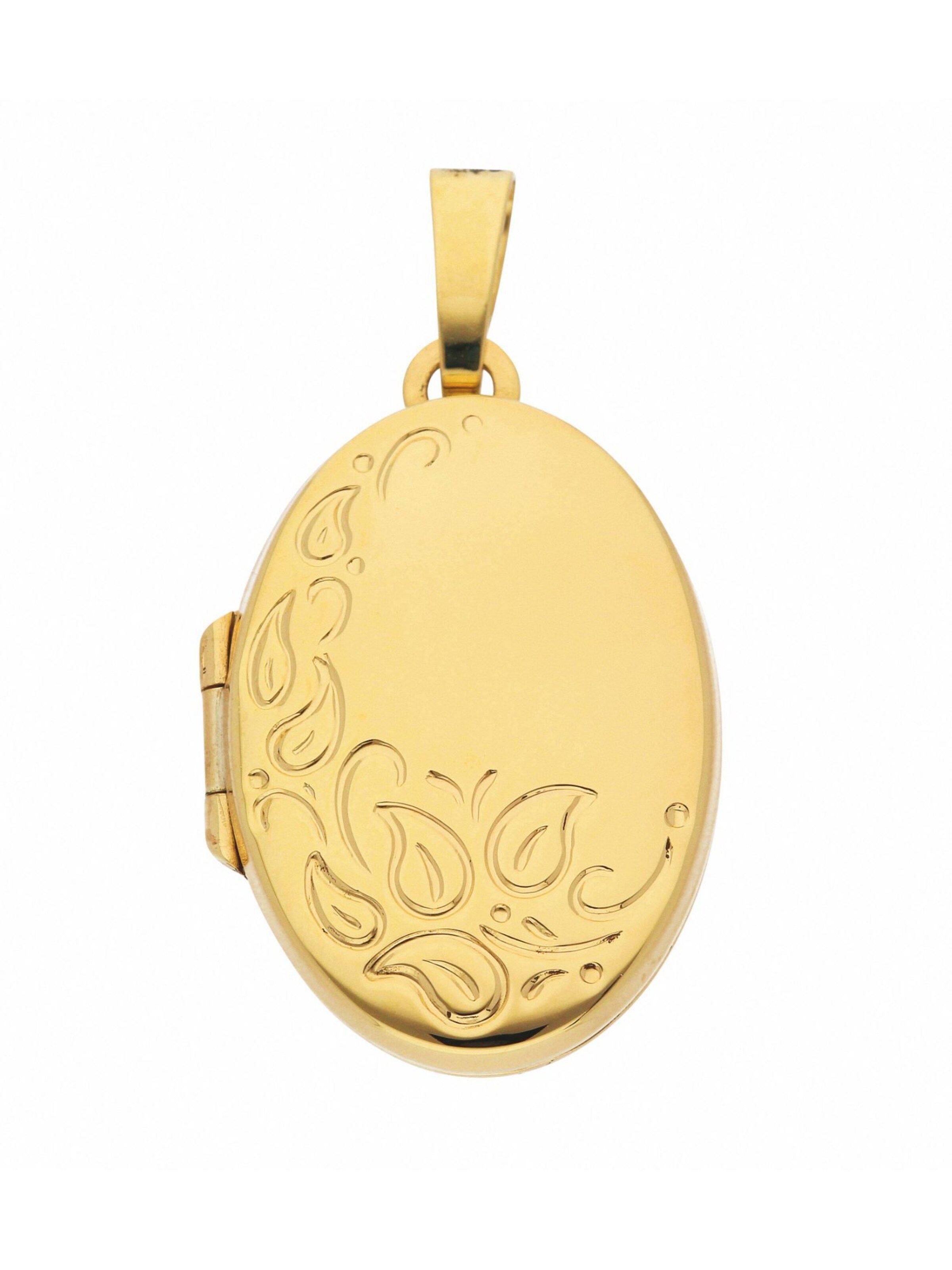 Adelia´s Pendant in Gold: front