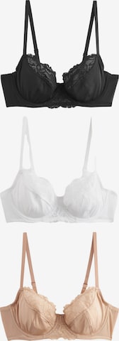 Next T-Shirt Rintaliivi värissä beige: etupuoli