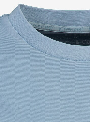 Key Largo T-shirt 'MT PLAN' i blå