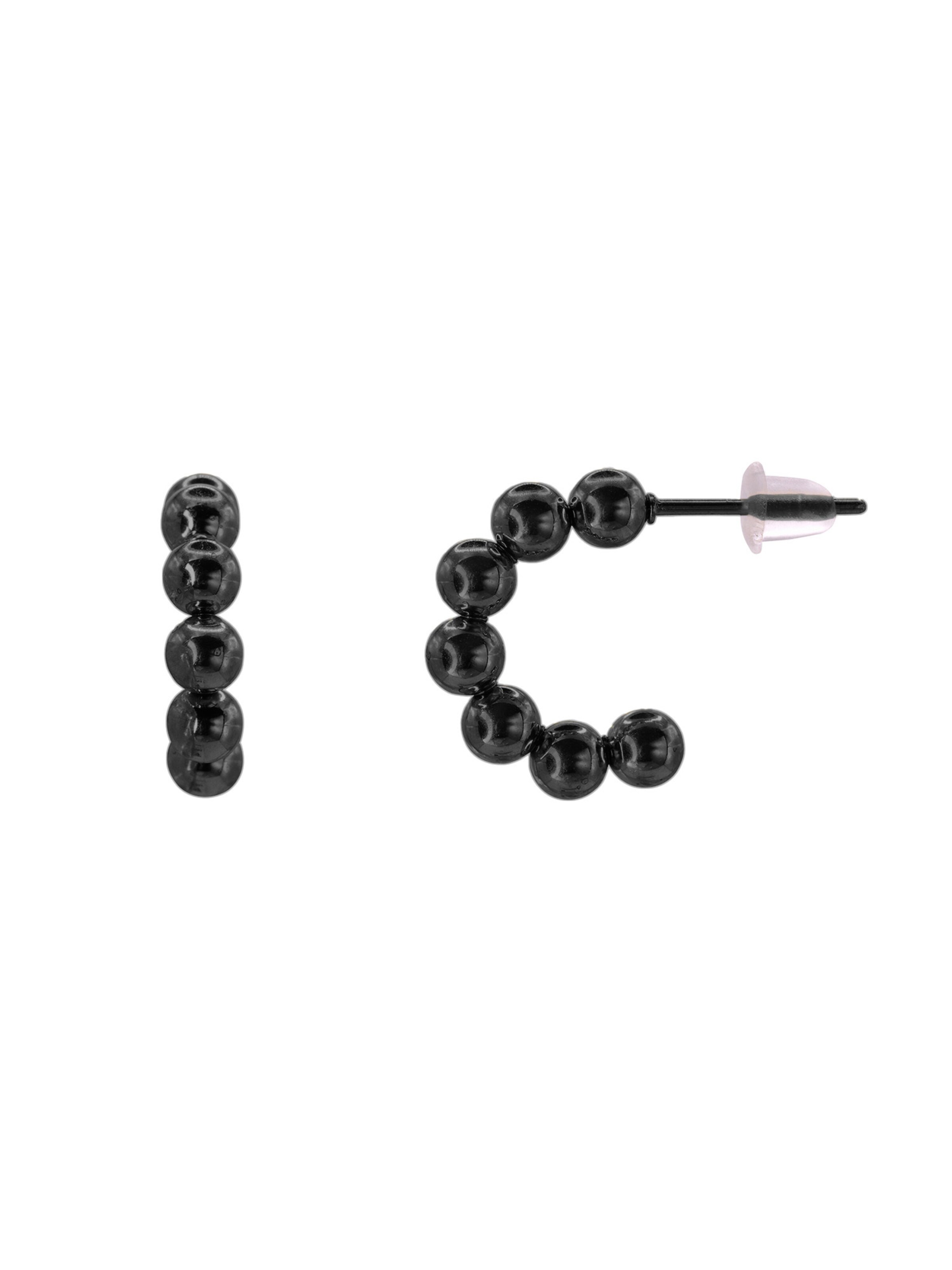 Heideman Earring 'Oscar' in Black: front