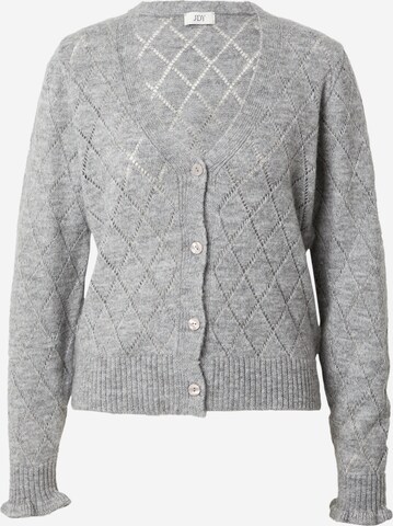 JDY Knit Cardigan 'LETTY' in Grey: front