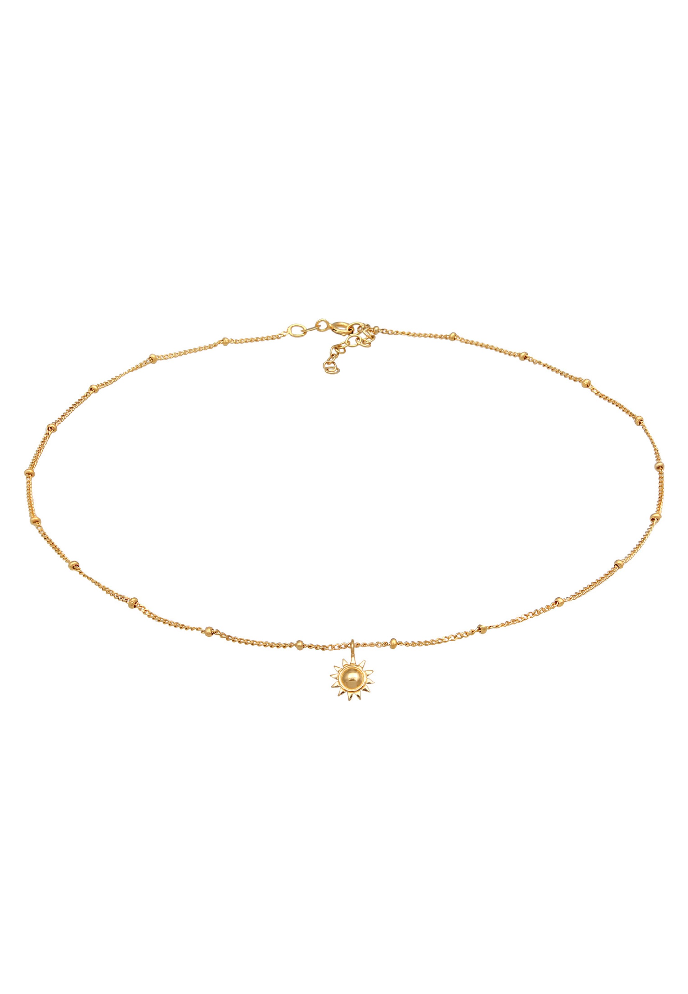 Chaîne 'Sonne' ELLI en or : devant