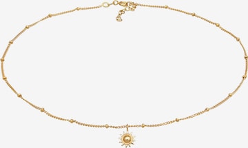 Chaîne 'Sonne' ELLI en or : devant
