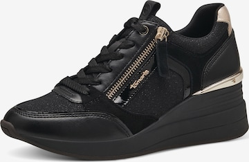 Tamaris - Zapatillas deportivas bajas en negro: frente