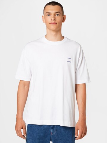 Samsøe Samsøe - Camisa 'JOEL' em branco: frente