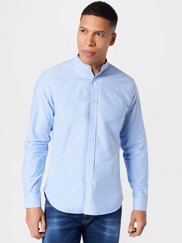 Clean Cut Copenhagen - Regular Fit Camisa em azul: frente