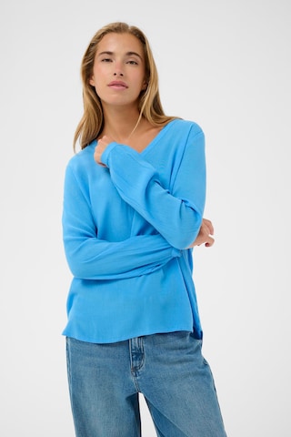 Kaffe Blúz - kék: elől