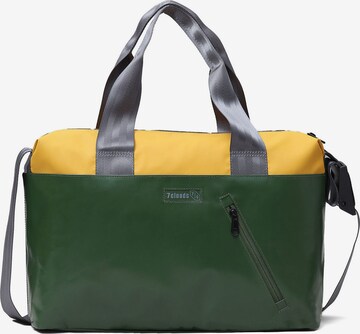 7clouds Laptoptas 'Erkan 7.1' in Groen: voorkant