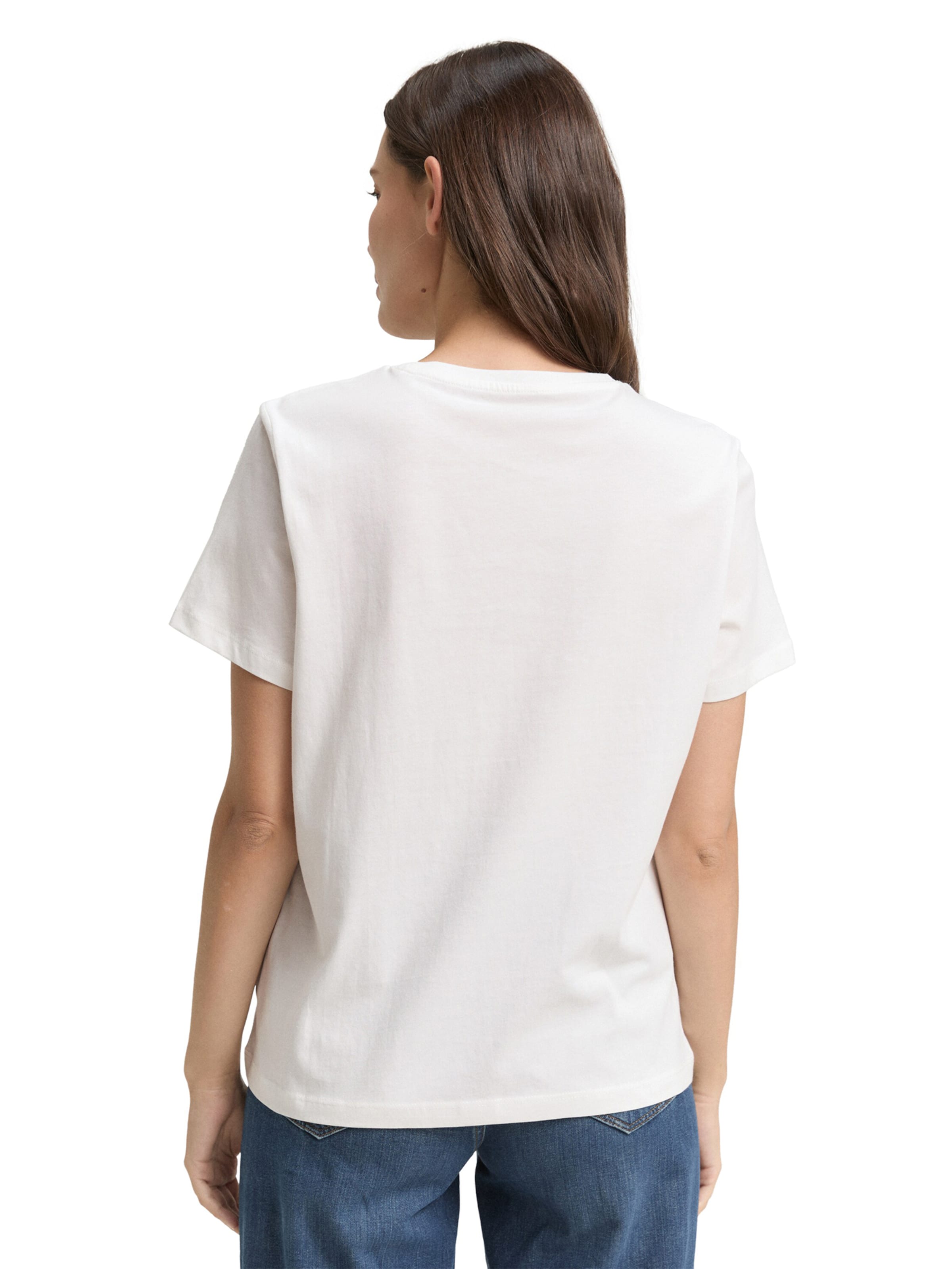 Tricou de la TOM TAILOR pe alb