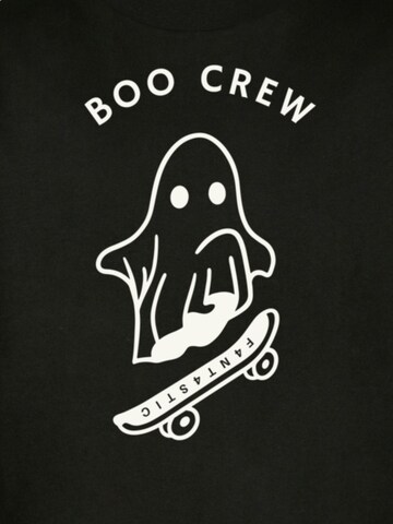 F4NT4STIC Shirt 'Boo Crew Halloween' in Black