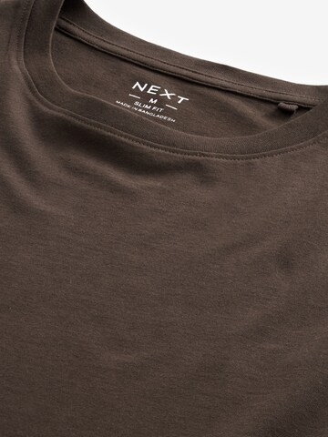 Next - Camisa 'Essential' em castanho
