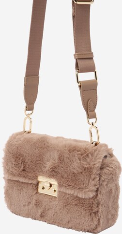 Seidenfelt Manufaktur Crossbody bag 'Fluffy Pitea' in Brown