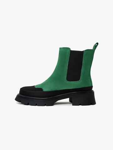 CESARE GASPARI Ankle Boots in Grün: Vorderseite
