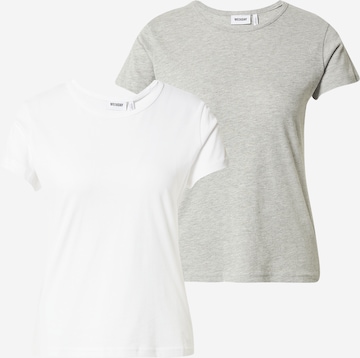 T-shirt WEEKDAY en gris : devant