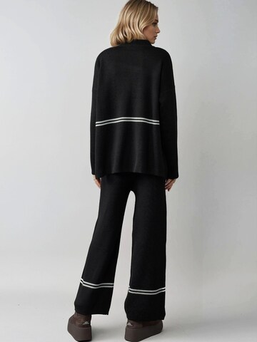 Pantalons de tailleur My fashion en noir