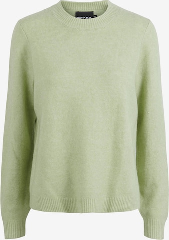 Pull-over 'Janita' PIECES en vert : devant