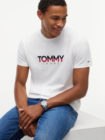 Tommy JeansMajica - bijela boja: prednji dio