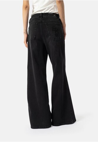 Wide leg Jeans 'Holli' di Elias Rumelis in nero