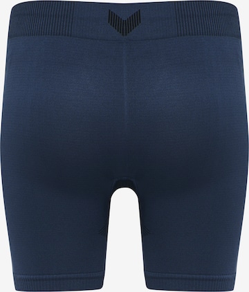 Hummel Skinny Sportbroek in Blauw