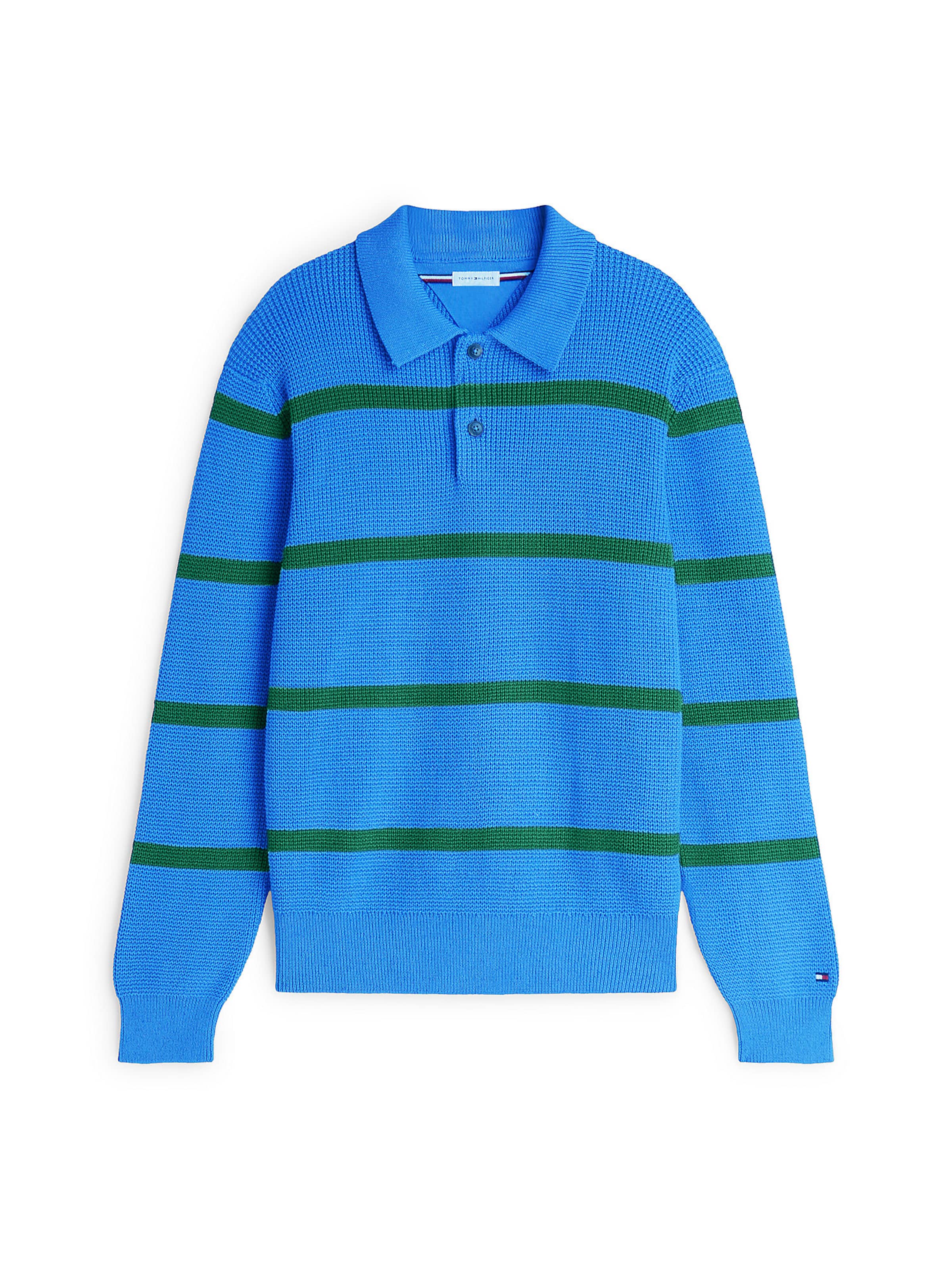 TOMMY HILFIGER Sweater in XS in Blue / Fir, Item view