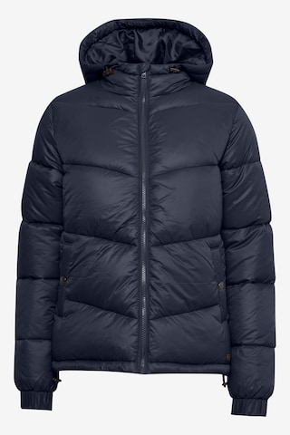 Oxmo Winterjas 'TABEA' in Blauw: voorkant