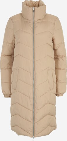 Vero Moda Tall Wintermantel in Beige: voorkant