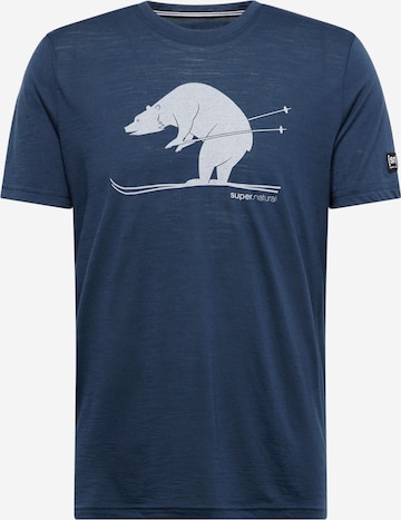 super.natural Performance Shirt in Blue: front