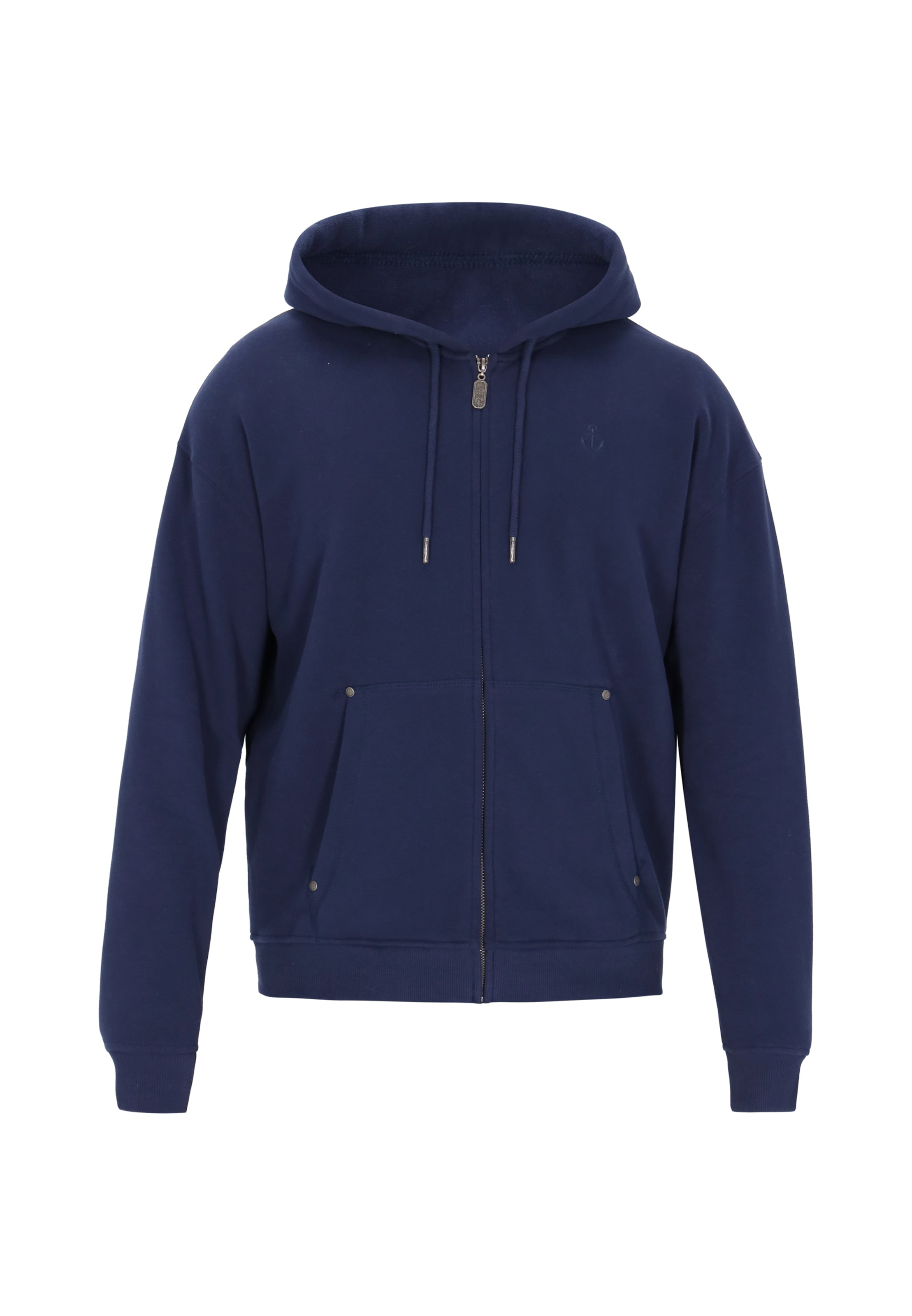 DreiMaster Vintage - Casaco em moletão em azul: frente