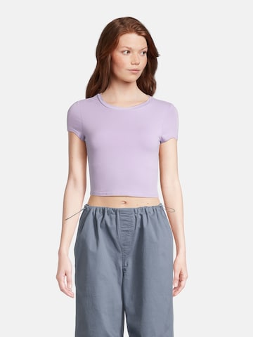 T-shirt AÉROPOSTALE en violet : devant