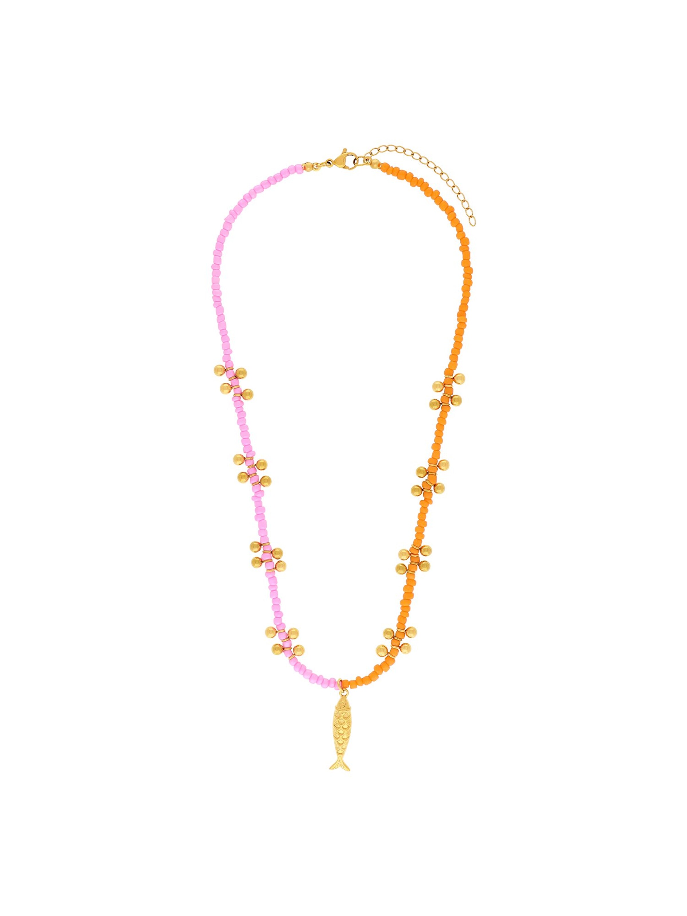 Lucardi Necklace in Gold: front