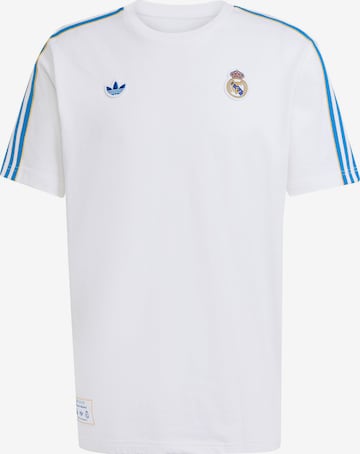 balta ADIDAS PERFORMANCE Sportiniai marškinėliai 'Real Madrid Terrace Icons': priekis