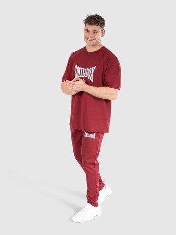 Smilodox Slimfit Broek 'Classic Pro' in Rood