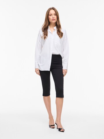 VILA Slim fit Pants 'VISOFIE PERI' in Black