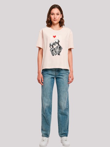 T-shirt 'Love is all you need' F4NT4STIC en rose